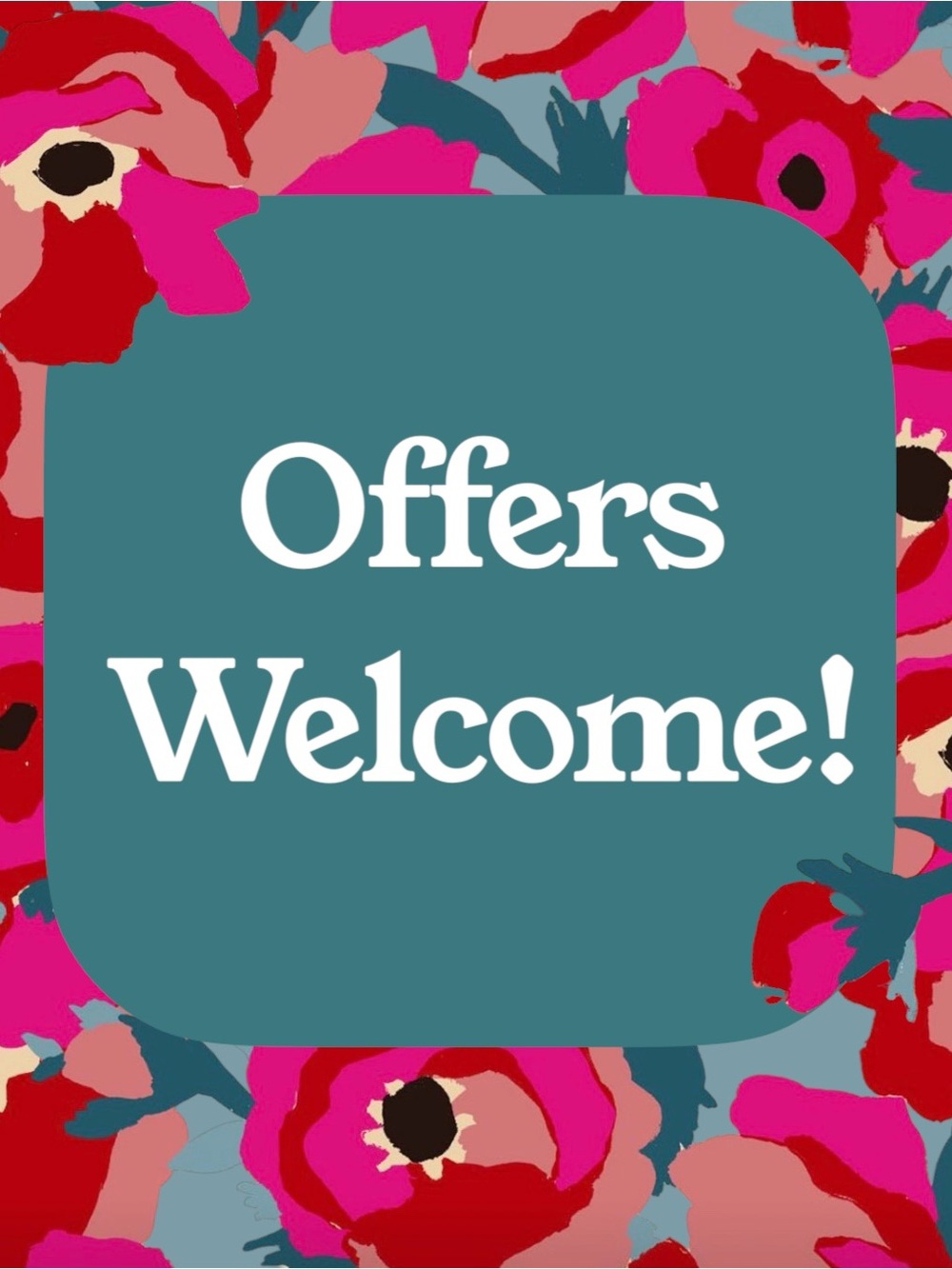 Reasonable Offers Welcome! 🌸